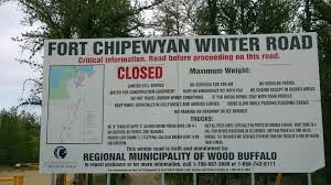 Fort Chipewyan, winter road